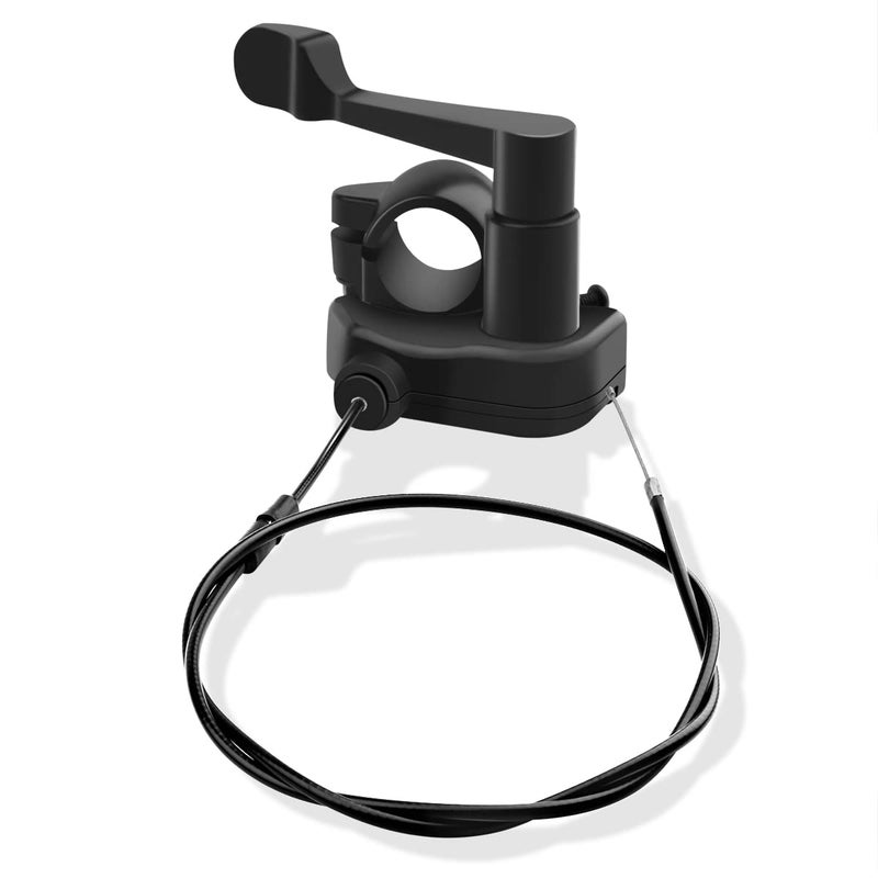 LAXEEM 7/8'' 22mm Metal Thumb Throttle Cable Accelerator Handle Assembly For Chinese 50cc 70cc 90cc 110cc 125cc 250cc ATV Quad Go Kart Pit Bike - Image 1